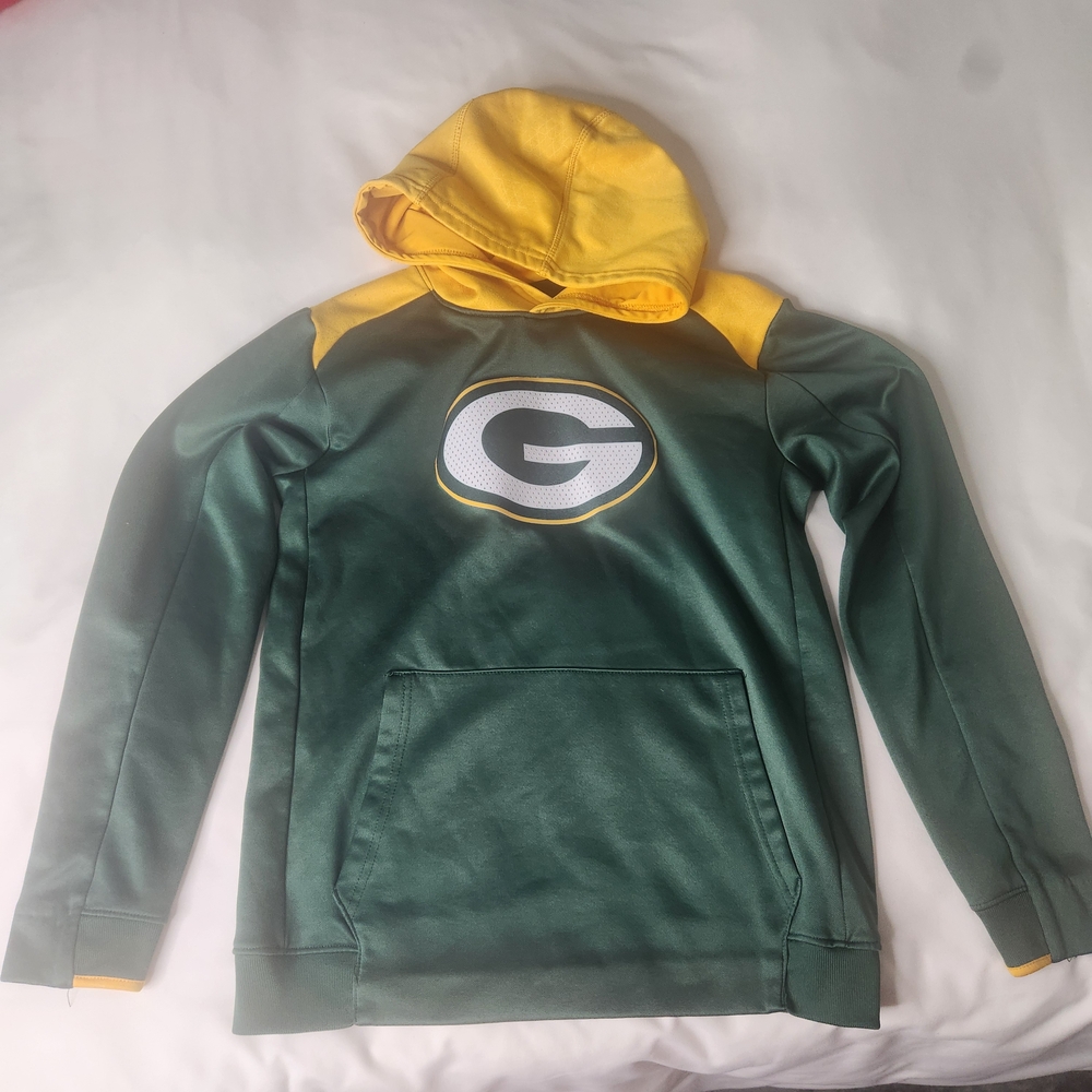💕 NFL Team Apparel Youth Hoodie - Green and Gold PACKERS L 14/16
